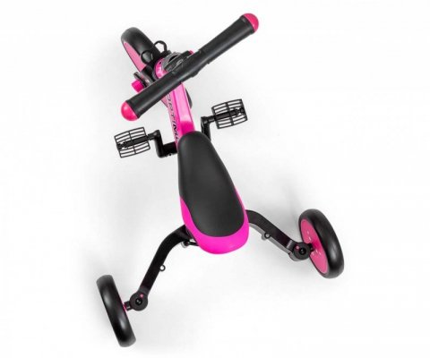 Milly Mally Rowerek Ride On - Bike 4w1 OPTIMUS PLUS Pink