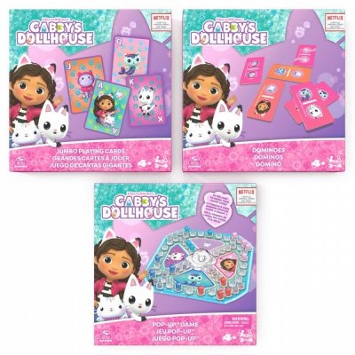Spin Master Zestaw gier Koci Domek Gabi 3 gry