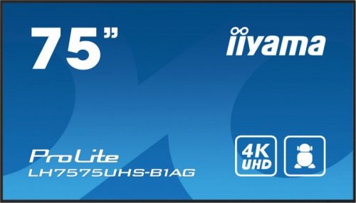 IIYAMA Monitor 75 cali LH7575UHS-B1AG, 24/7,