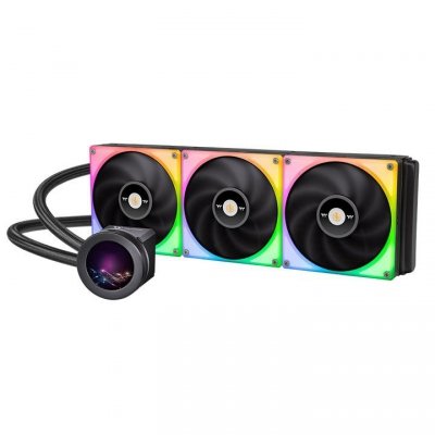 Thermaltake Chłodzenie wodne - Toughliquid Ultra 420 RGB - 2.1 cal LCD, ToughFan RGB 140mm*3