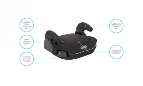 Graco Fotelik Booster Deluxe I-Size midnight
