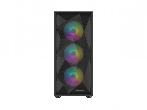 Natec Obudowa Genesis Diaxid 605 ARGB MIDI TOWER USB-C Czarna