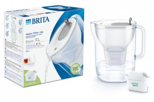 Brita Dzbanek filtrujący 3,6l Style XL Maxtra Pro Pure Performance                  szary