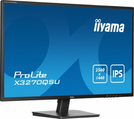 IIYAMA Monitor 32 cale X3270QSU-B1 IPS,WQHD,HDMI,DP,100Hz,250cd,3ms,2x2W,   3xUSB(3.2),FlickerFree,VESA