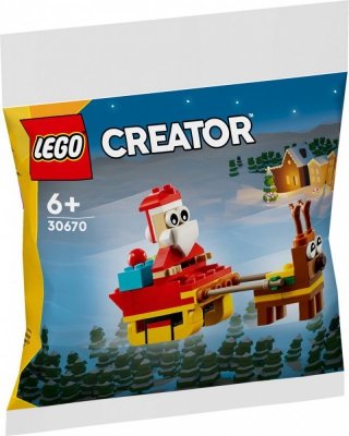 LEGO Klocki Creator 30670 Przejażdżka saniami Świętego Mikołaja