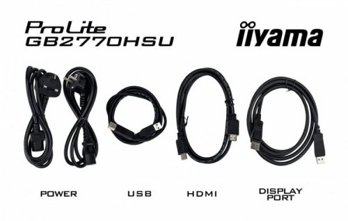IIYAMA Monitor 27 cali GB2770HSU-B6 0.2ms,IPS,DP,HDMI,180Hz