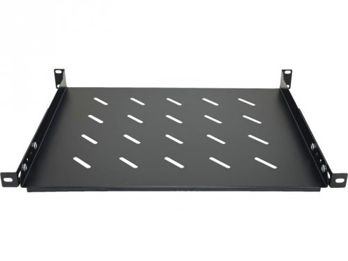 ALANTEC Półka stała 19 cali 1U głębokość 350mm Czarna