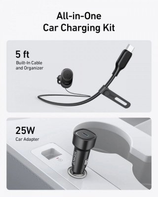 Anker Ładowarka MagGo Qi2 15W Czarna