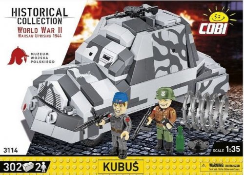 Cobi Klocki Klocki Improwizowany samochód pancerny Kubuś Powstanie Warszawskie