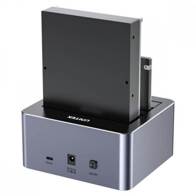 Unitek Stacja klonująca dyski 2x 2,5/3,5; CLONE; USB-C 10 Gbps