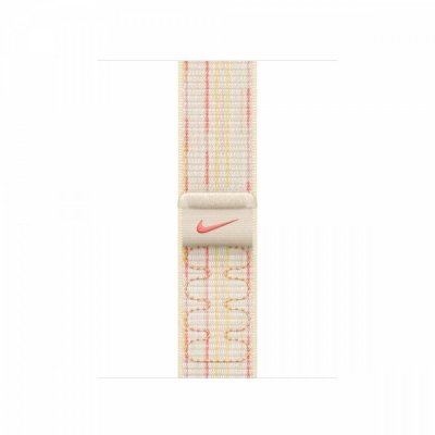Apple Opaska sportowa Nike w kolorze księżycowej poświaty/różowym do koperty 42 mm