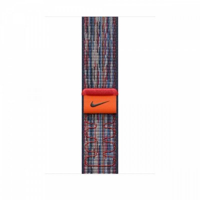 Apple Opaska sportowa Nike w kolorze niebieskim/czerwonym do koperty 46 mm