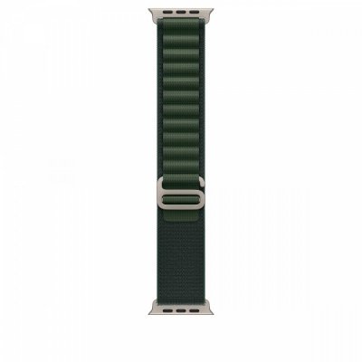 Apple Opaska Alpine w kolorze ciemnozielonym do koperty 49 mm - rozmiar L - elementy z tytanu w kolorze naturalnym
