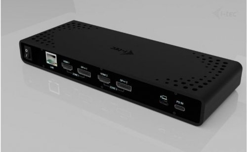 i-tec Stacja dokująca Universal Dual 4K Display Power Delivery 85W + i-tec USB-C Charger 100W