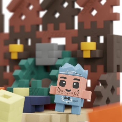 Marioinex Klocki Mini Waffle Wedel - Mała fabryka czekolady 100 elementów