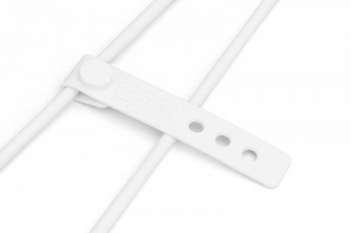 Digitus Kabel zasilający silikonowy USB-A - Lightning, USB 2.0 12W, certyfikat MFI, 2m Biały