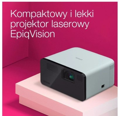 Epson Projektor, rzutnik mini laser EF-21W zielony FHD/1000L/5m:1/2.3kg
