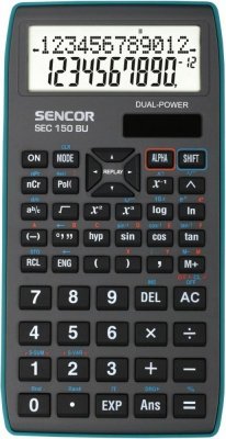 Sencor Kalkulator szkolno - naukowy SEC 150 BU  12+10 cyfrowy wys. LCD