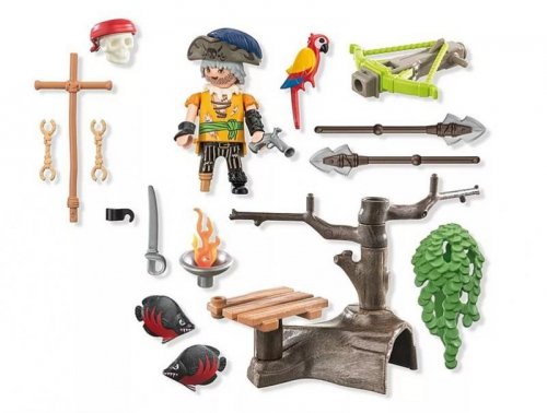 Playmobil Zestaw z figurkami Pirates 71795 Pirat z balistą