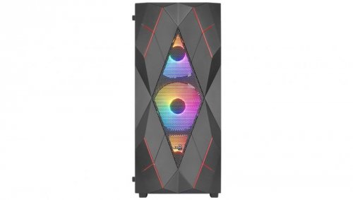 AeroCool Obudowa Volcan Czarna Mid Tower RGB