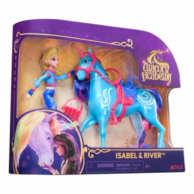 Spin Master Figurki Akademia Jednorożców Lalka Isabel i jednorożec River