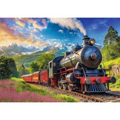 Trefl Puzzle 1000 elementów Podróż pociągiem