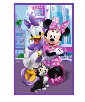 Trefl Puzzle 3x80 elementów Minnie i przyjaciele