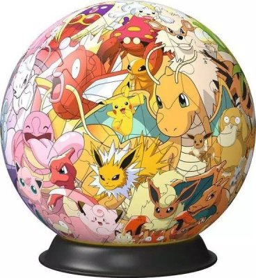 Ravensburger Polska Puzzle 3D Kula Pokemon postacie Pokemony