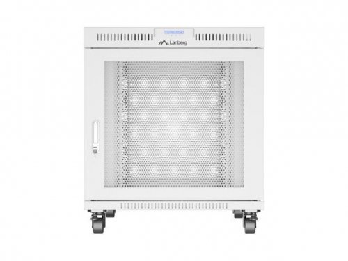 Lanberg Szafa instalacyjna rack stojąca 19 cali 15U 800x1000 drzwi perforowane LCD szara (Flat pack)