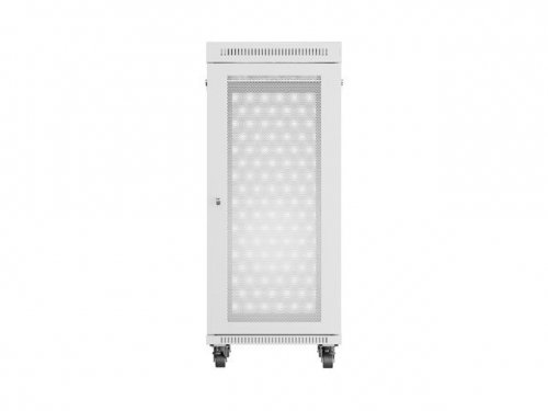 Lanberg Szafa instalacyjna rack stojąca 19 cali 27U 600x800 drzwi perforowane LCD szara (Flat pack)