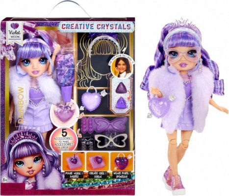 MGA Lalka Rainbow High Creative Crystals, Violet