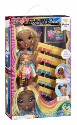 MGA Lalka Rainbow High Hair Chalk Style Meline