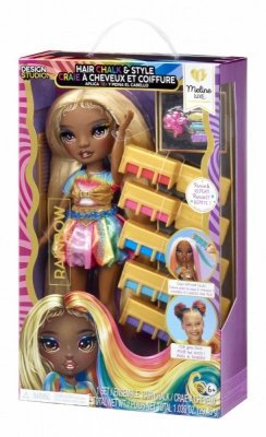 MGA Lalka Rainbow High Hair Chalk Style Meline