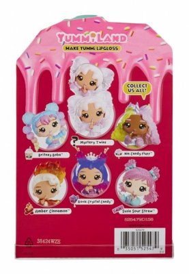 MGA Lalka Yummiland Lip Gloss S2, Susie Sour Straw