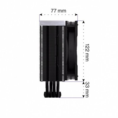 Endorfy Chłodzenie procesora Fera 5 Black ARGB EY3A012