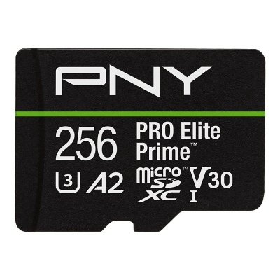 PNY Karta pamięci microSDXC Elite Prime 256GB + adapter SD