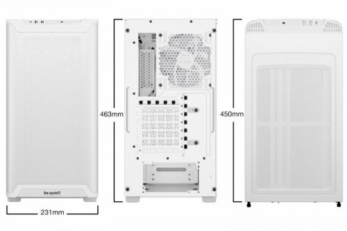 Be quiet! Obudowa Pure Base 501 LX ARGB biała
