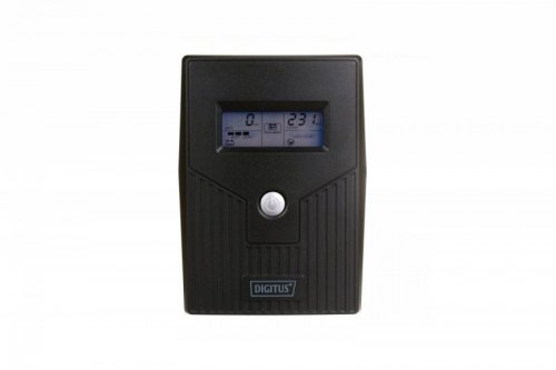 Digitus UPS Line-Ineractive LCD BASIC, 800VA/480W, 1x12V/9A, AVR, 2x Schuko CEE 7/3
