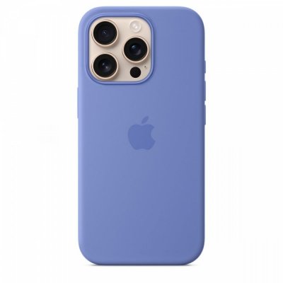 Apple Etui silikonowe z MagSafe do iPhonea 16 Pro - błękitny hiacynt