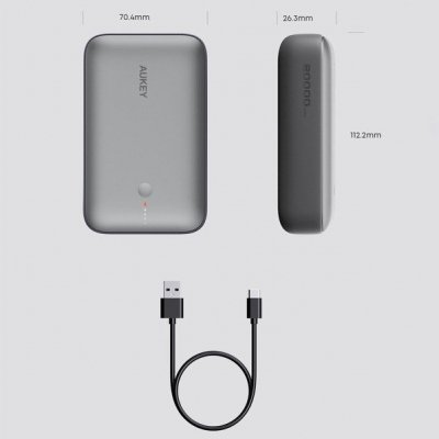 AUKEY Mini Power Bank PB-Y57| 20000mAh | 22.5W | 2xUSB | PD 3.0 QC 3.0 LED
