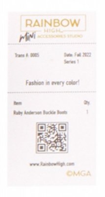 MGA Akcesoria Rainbow High Buty asortyment 1 sztuka