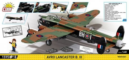 Cobi Klocki Klocki Avro Lancaster B.III 1595 klocków