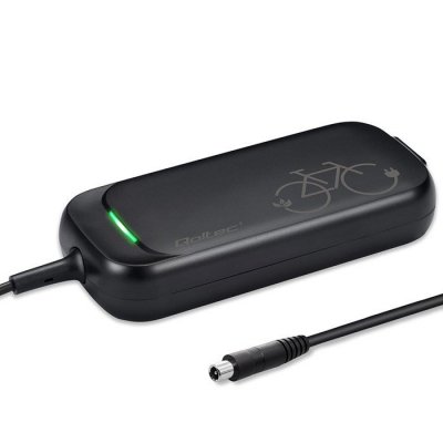 Qoltec Ładowarka do roweru skutera elektrycznego XIAOMI 36V | 42V | 2A |8.0*.8.0mm+pin | wodoodporna + kabel zasilający