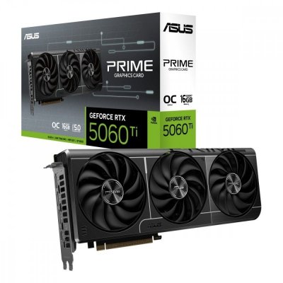 Asus Karta graficzna GeForce RTX 5060 Ti Prime OC 16GB GDDR7 128BIT 3DP/HDMI