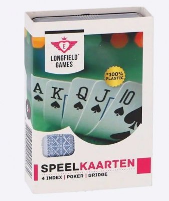 Bicycle Karty Longfield 100% plastic 4 index