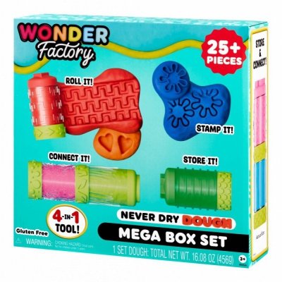 MGA Masa plastyczna Wonder Factory Never Dry Dough Mega Box Set