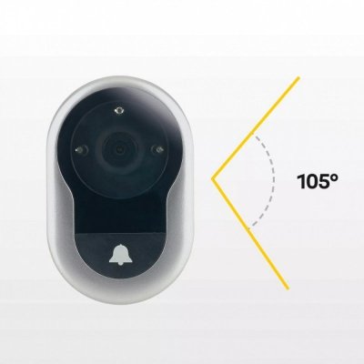 YALE HOME Elektroniczny wizjer drzwiowy DDV 4500