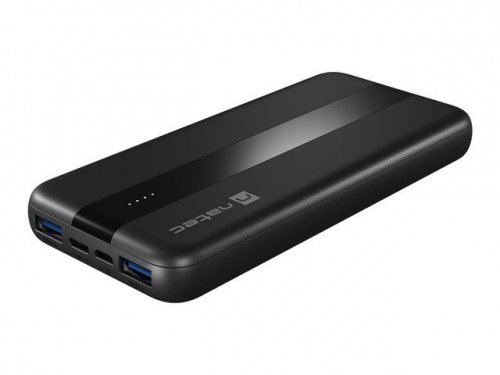 Natec Powerbank TREVI Slim Q V2 2xUSB-A 18W 1xUSB-C 20W