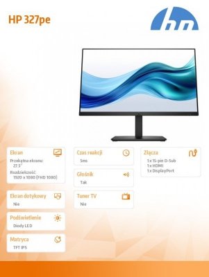 HP Inc. Monitor S3 Pro 327pe FHD B1GM6AA#ABB