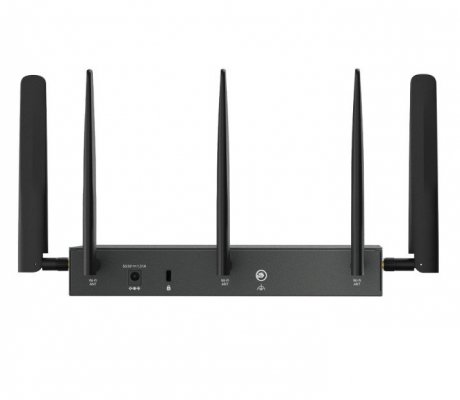 TP-LINK Brama sieciowa gigabitowa Omada 4G+ Cat6 AX3000 VPN with 4-Port PoE+PORT: 1× Gigabit SFP WAN/LAN Port, 1× Gigabit RJ45 WAN Port, 4× Gigabit WAN/LAN
